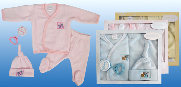 infant fleece gift set
