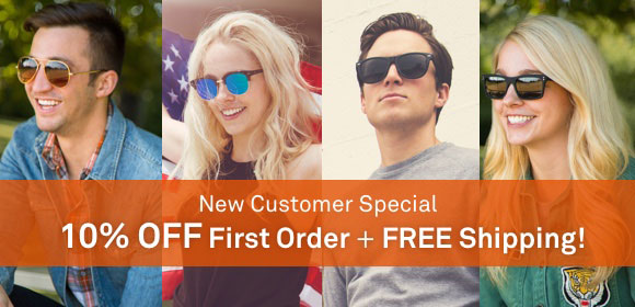 Fashion Sunglasses: Free Shipping + 10% Off First Order!